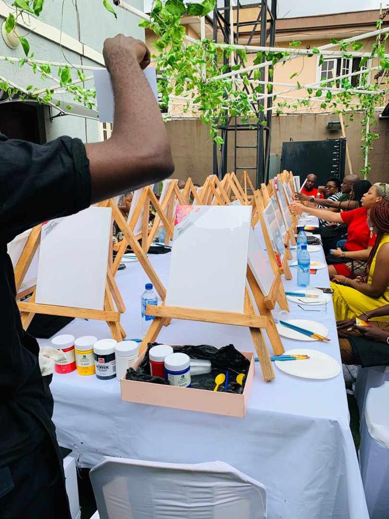 Our premier Sip and Paint Hangout, Lagos